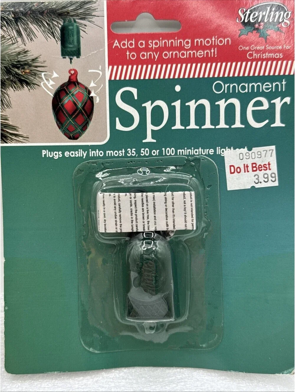 Lot 2 Ornament Moving Motors: Ornamotor II Up & Down And sterling Spinner